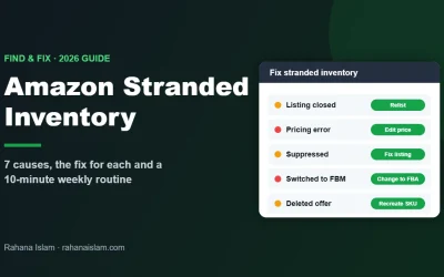 Amazon Stranded Inventory: How to Find and Fix It (2026 Guide)