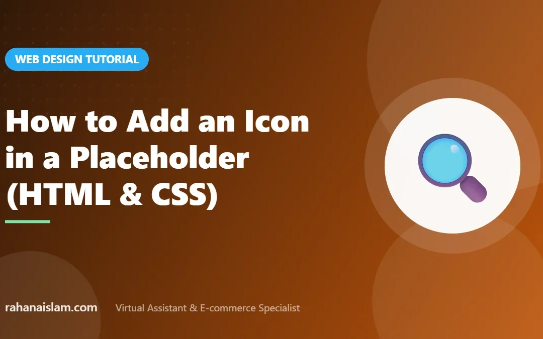 Icon in Input Field: 4 Easy CSS Methods for Beautiful Forms (2026)