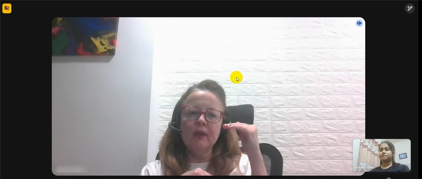 Strategy call with a consulting client