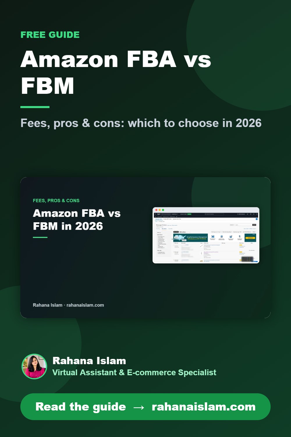 Amazon FBA vs FBM: Fees, pros & cons: which to choose in 2026