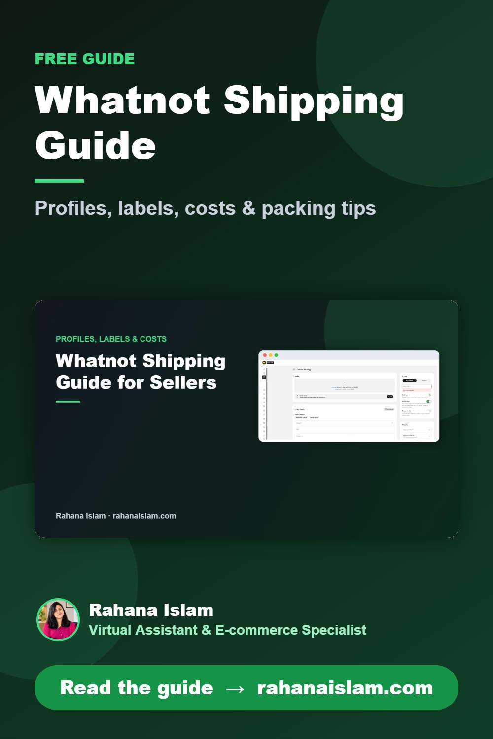 Whatnot Shipping Guide: Profiles, labels, costs & packing tips