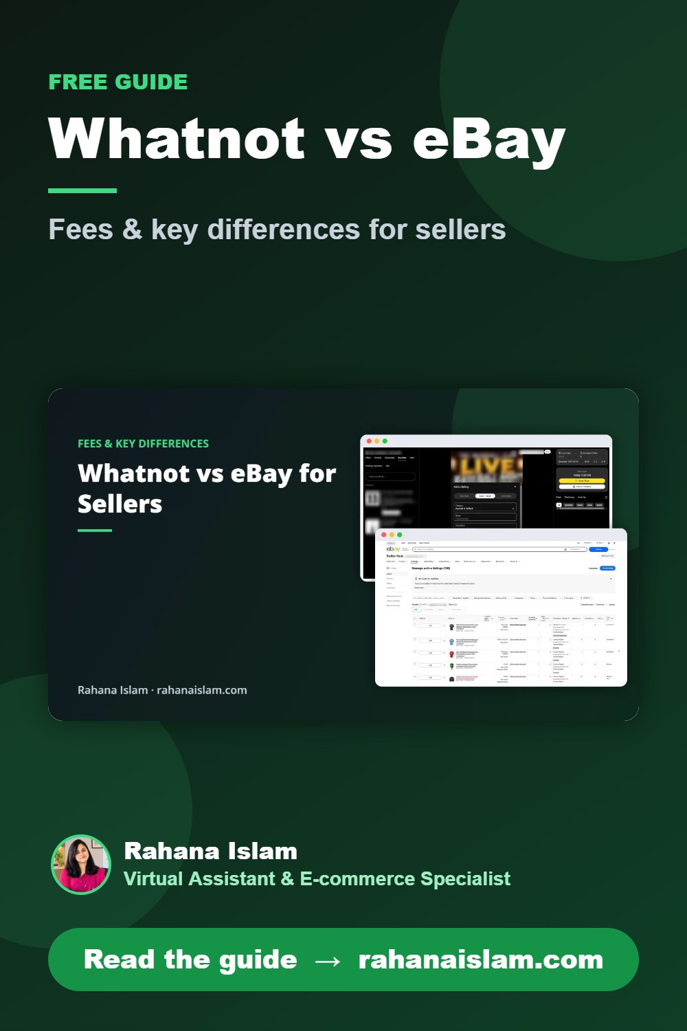 Whatnot vs eBay: Fees & key differences for sellers