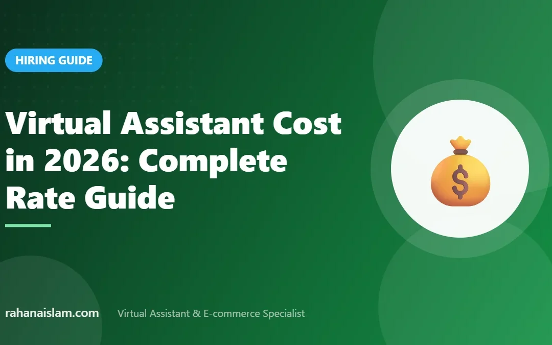 Virtual assistant cost in 2026 rate guide